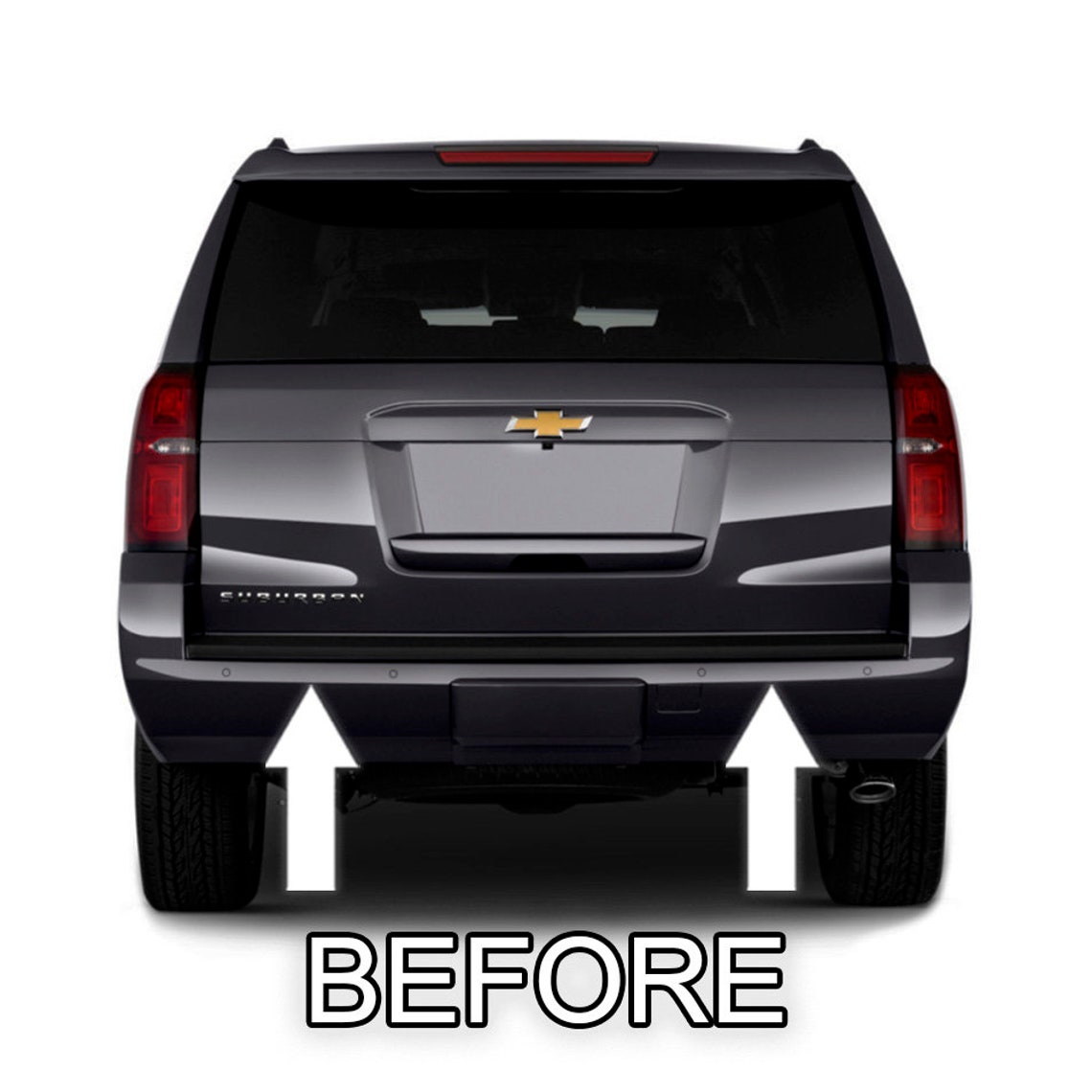 Chrome Rear Bumper Trim Molding Kit for Chevy Tahoe Suburban Etsy