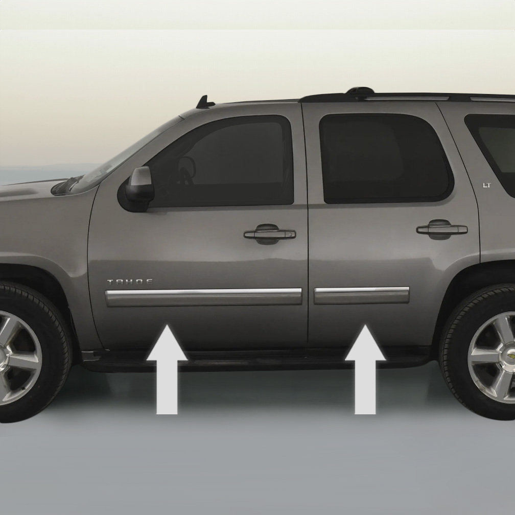 Chrome Side Door Trim Rocker Panel Molding Kit for 07 14 CHEVY TAHOE SUBURBAN Etsy