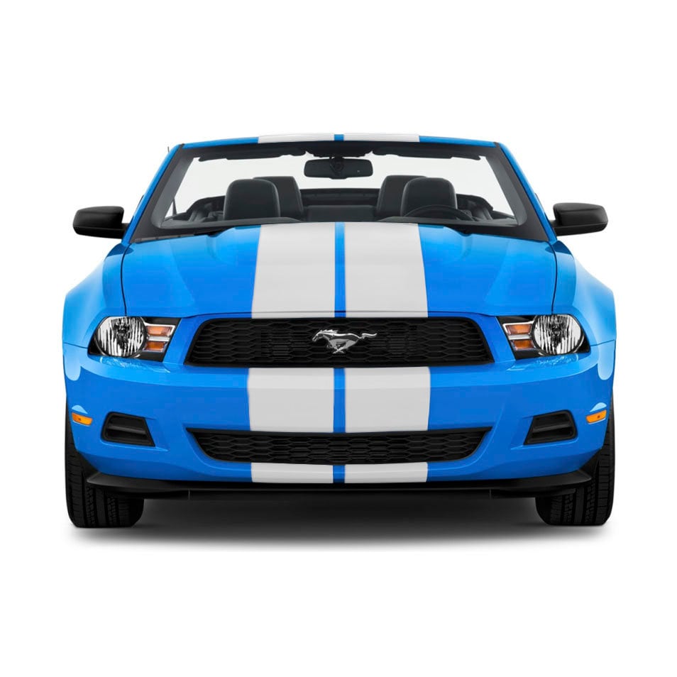 Automotive 5" VINYL RALLY STRIPES RACING STRIPE KIT DECAL For FORD MUSTANG FREE SHIPPING money