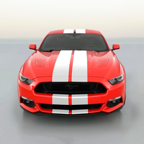 Ford mustang cheap racing stripes