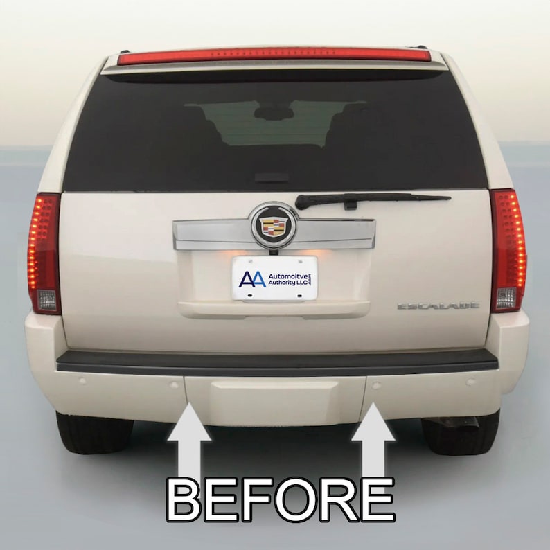 Chrome Rear Bumper Trim Molding Kit for Cadillac Escalade 07-14 - Etsy