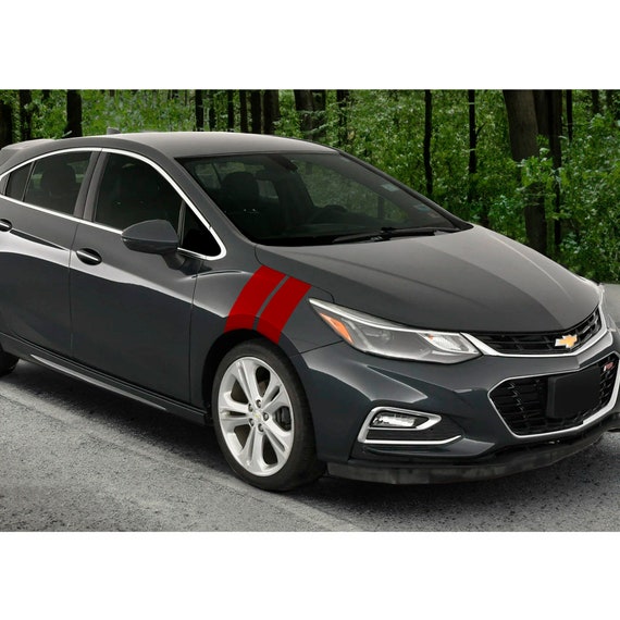 Calcomanías De Vinilo De 4 Pulgadas Para Guardabarros Traseros De Doble Barra, Rayas De Carreras En Ambos Lados, Se Adapta A Chevy Corvette C6 Stingray, Color Blanco