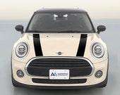 Kit De Vinilo Para Capó, Baúl Y Rayas Rally Para MINI COOPER - Autoridad Automotriz - Color A Elegir - Fabricado En EE.UU.