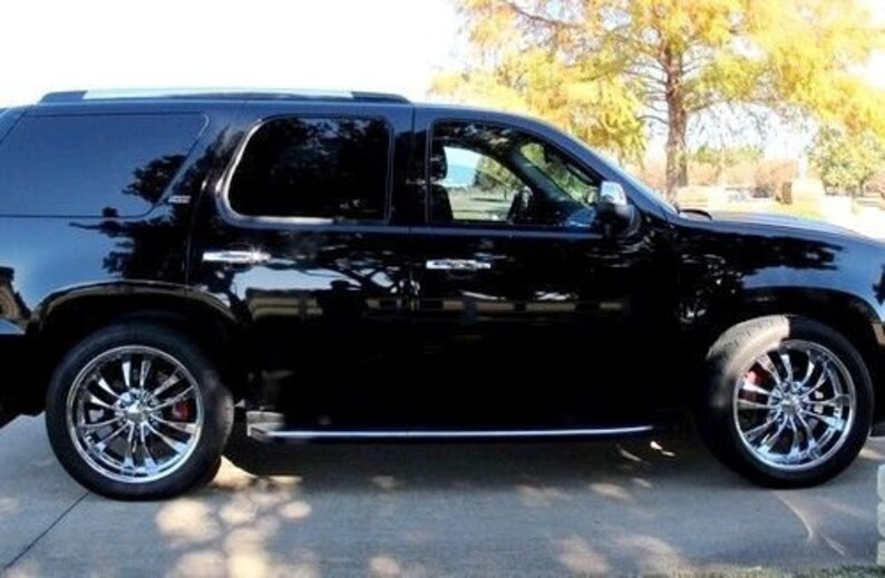 Chrome Running Board Trim Molding For Chevy Tahoe Suburban Etsy