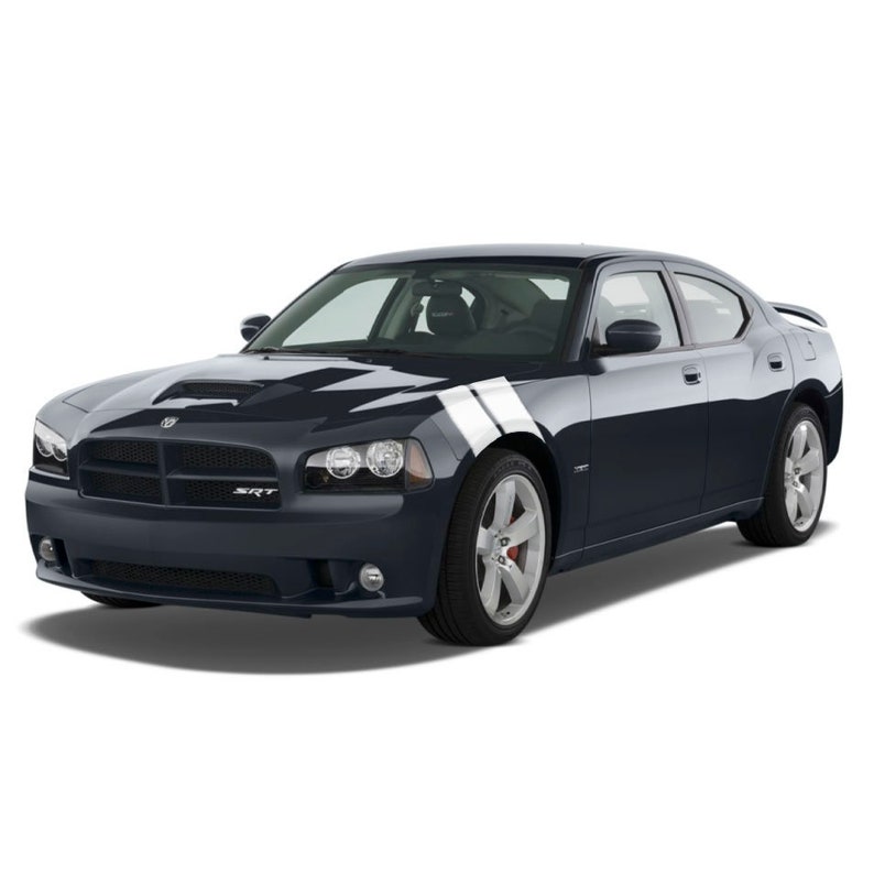 4 Dual Fender Stripe Hash Mark Stripe Decal Graphic Kit - Etsy