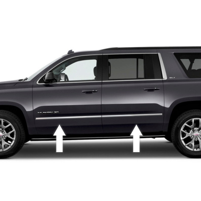 Chrome Side Door Trim Rocker Panel Molding Kit for 20152020 Etsy