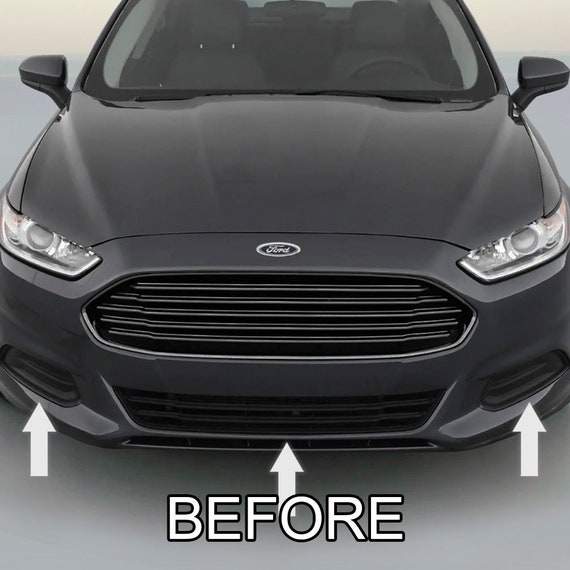 Avery Supreme Wrap Matte Black Vinyl Overlay Kit For 2013-2020 Ford Fusion Chrome Window Trim