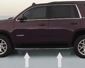 Chrome Running Board Trim Molding Kit For 2015-2020 GMC Yukon / Yukon XL
