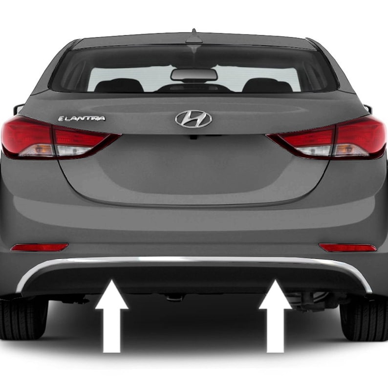 Chrome Rear Bumper Trim for HYUNDAI ELANTRA 11-16 | Etsy