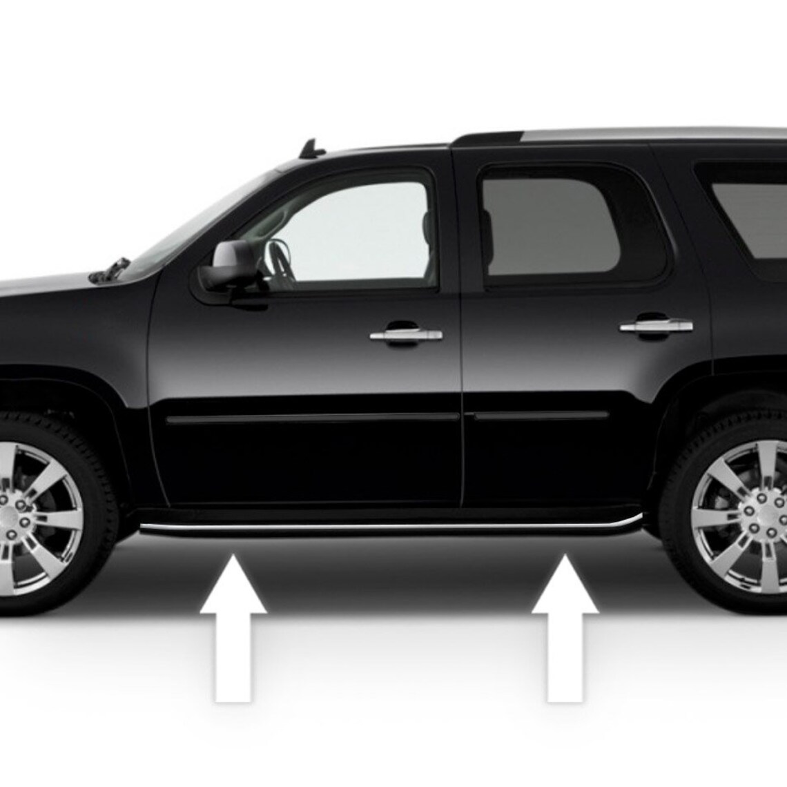 Chrome Running Board Trim Molding Kit for 20072014 GMC Yukon Etsy