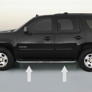 Chrome Running Board Trim Molding For Chevy Tahoe Suburban 2007-2014
