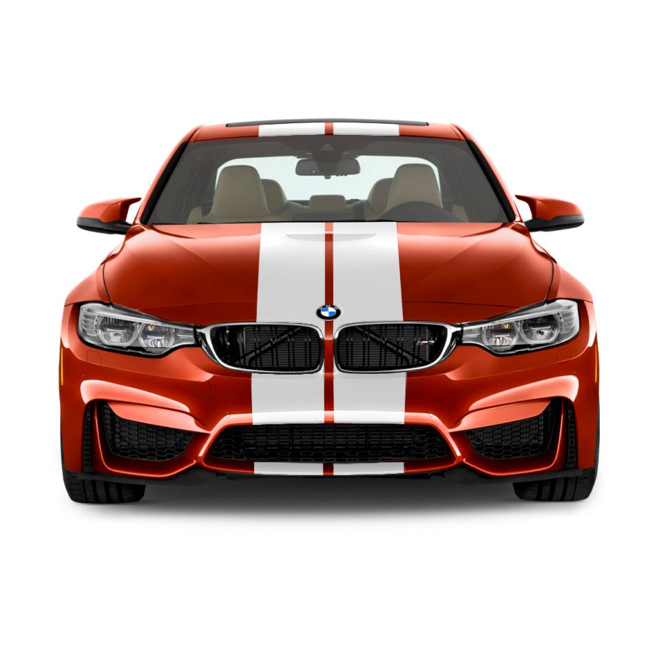 BMW用8インチビニール製ラリーストライプレーシングストライプキット