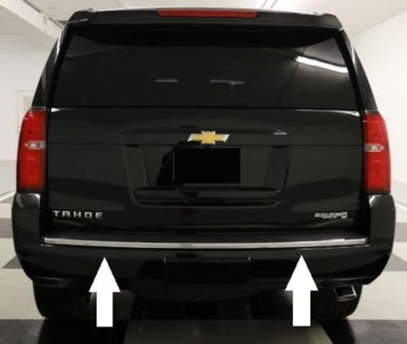Chrome Rear Bumper Trim Molding Kit for Chevy Tahoe Suburban Etsy