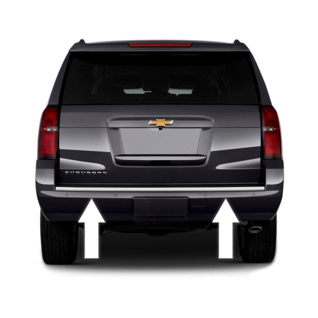 Chrome Rear Bumper Trim Molding Kit for Chevy Tahoe Suburban 2015