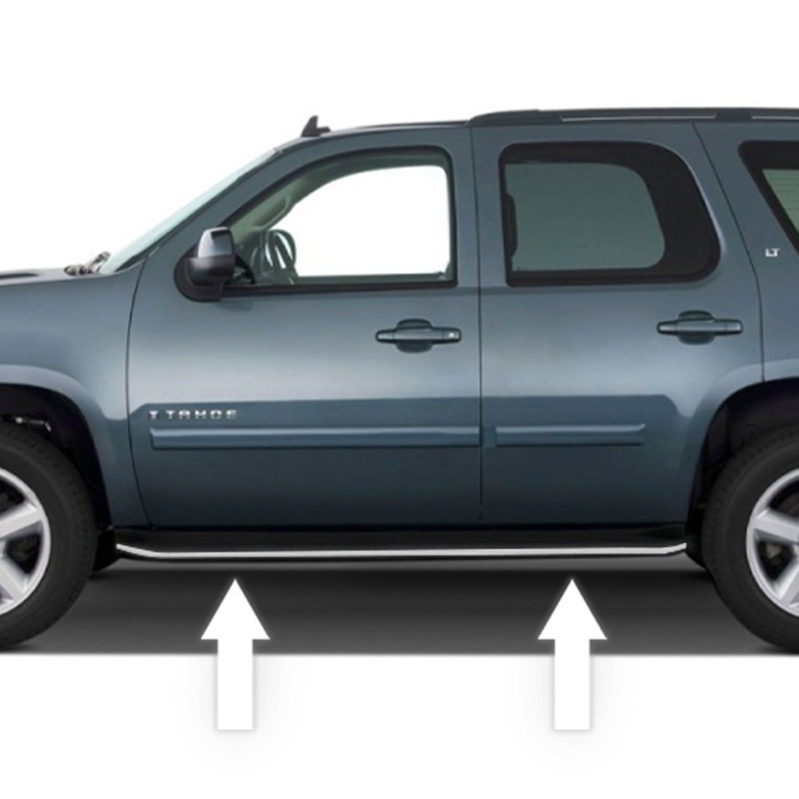 Chrome Running Board Trim Molding For Chevy Tahoe Suburban Etsy