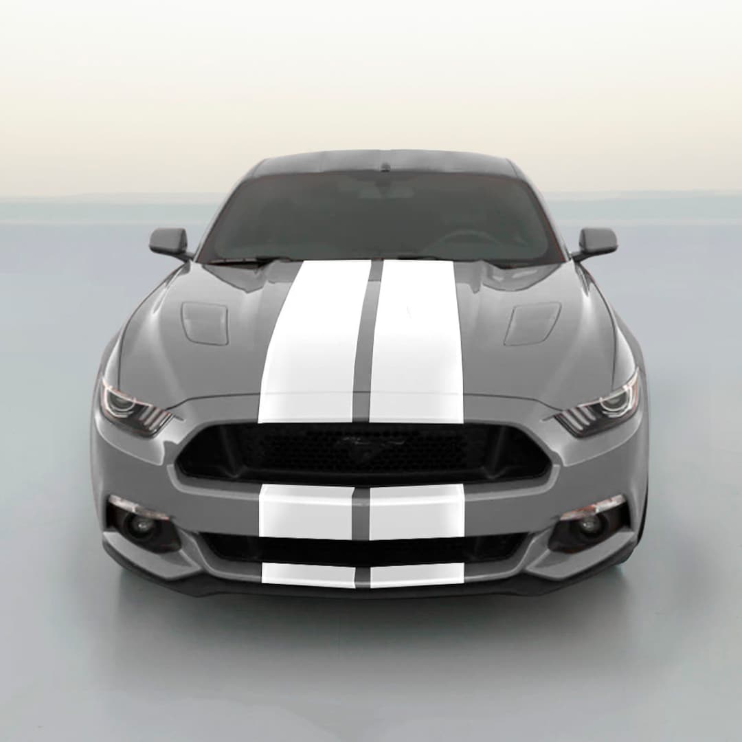 Mustang on sale racing stripes