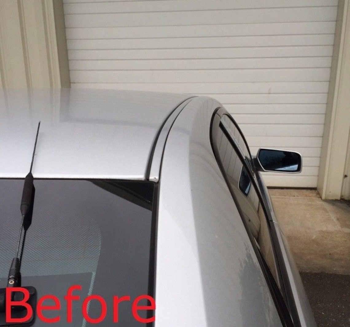 Black Carbon Fiber Roof Molding Trim Kit for Cadillac XT5 2017, 2018, 2019, 2020 main image 0