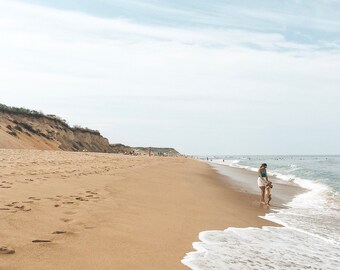 CAPE COD PHOTOGRAPHY, Beach Photo, East Coast, Wellfleet, Massachusetts, Summer, Umbrellas, Coastal, Ocean