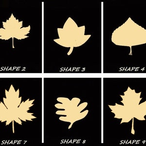 Smooth Laser Cut Leaf Shape Set 1 - Unfinished Cutout - Many Sizes, Styles, and Designs - 3mm Or 6mm Wooden Craft Supply