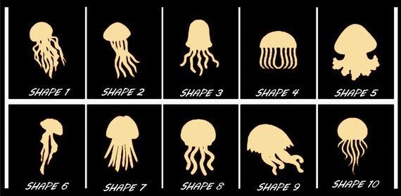 Ocean Jellyfish - Laser Cut Out Unfinished Wood Craft Shape SEA35 Ocean Jellyfish - Laser Cut Out Unfinished Wood Craft Shape SEA35