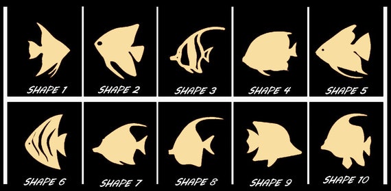 Fish - Laser Cut Out Unfinished Wood Craft Shape FSH78 Fish - Laser Cut Out Unfinished Wood Craft Shape FSH78