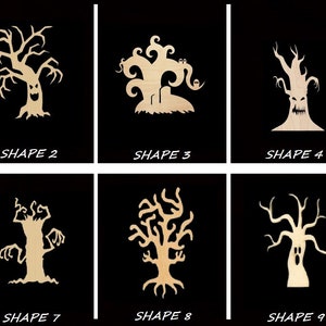 Tree - Laser Cut Out Unfinished Wood Craft Shape FAL171 Tree - Laser Cut Out Unfinished Wood Craft Shape FAL171