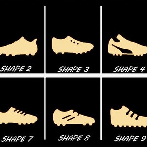 Smooth Laser Cut Athletic Shoe Shape Set 1 - Unfinished Cutout - Many Sizes, Styles, and Designs - 3mm Or 6mm Wooden Craft Supply
