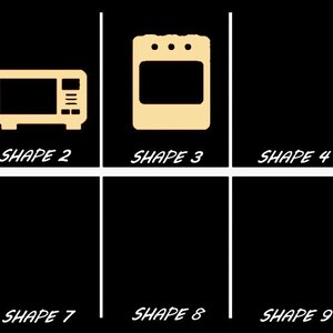 Smooth Laser Cut Oven Shape Set 1 - Unfinished Cutout - Many Sizes, Styles, and Designs - 3mm Or 6mm Wooden Craft Supply