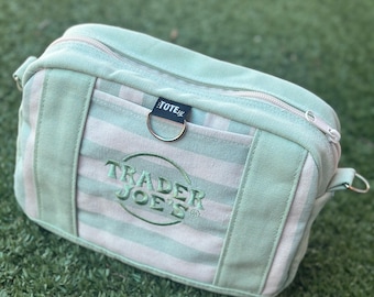 Upcycle Trader Joe’s crossbody, striped 2026  collection