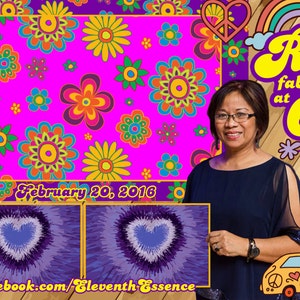 60s Style Photo Booth Design Layout Template