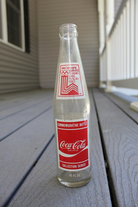 Coca Cola Bottle 1980 Lake Placid Olympics Commemorative, Alpine