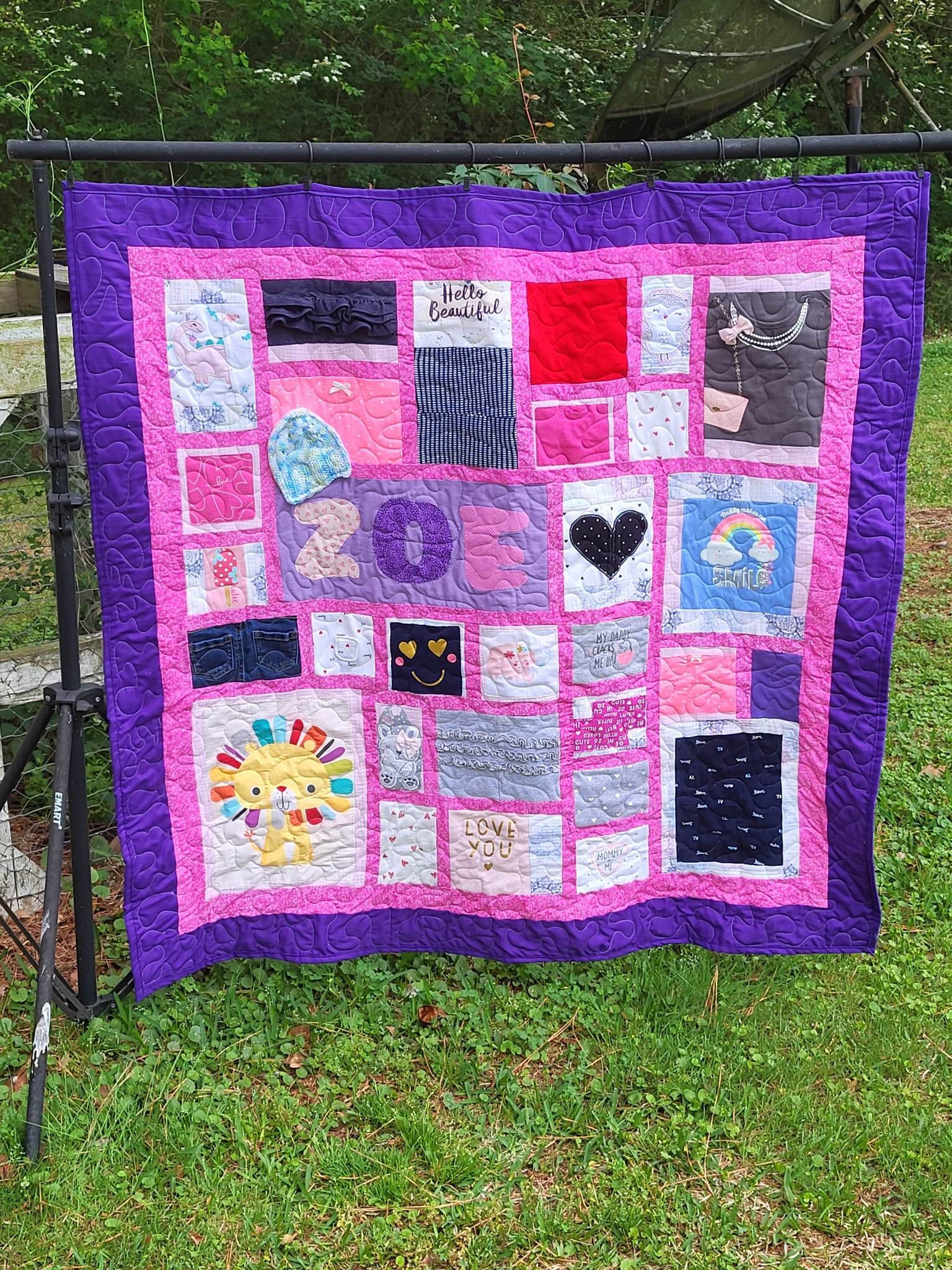 Baby Clothes Memory Quilt / Memory Quilt / First (Instant Download) - Etsy