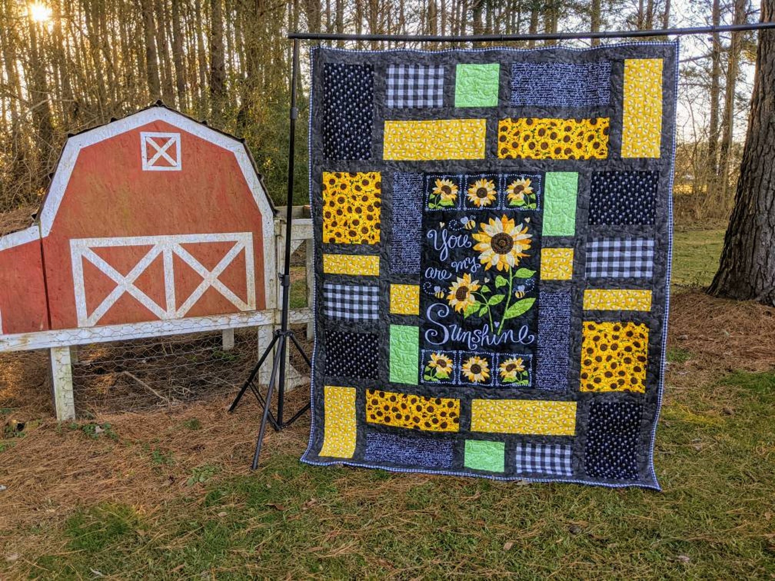 You Are My Sunshine Quilt / Sunshine Quilt / You Are My Sunshine Throw