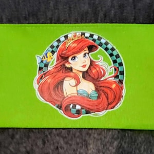 Zipper Pouch / Colored Princess Makeup Bag / Princess Canvas Pencil Bag / Princess Cosmetic Bag / Princess Trinket Zipper