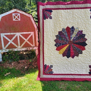 Necktie Memory Quilt with Borders and colored fabric / Neck tie Quilt with Borders--February 2026 RESERVE FEE ONLY
