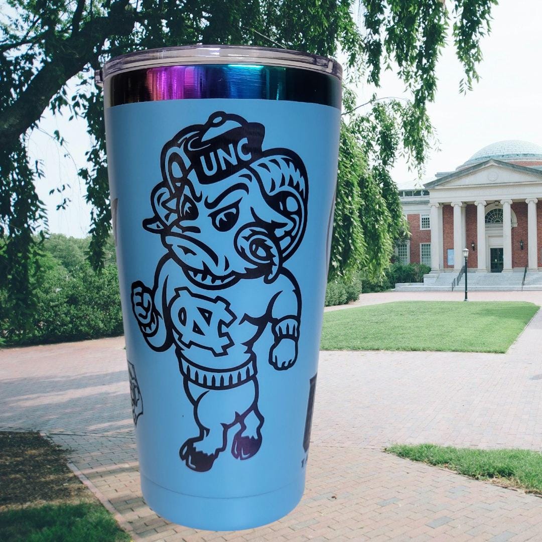 RAM Tarheel 20oz Tumbler NC Tarheel Travel Tumbler Tarheels