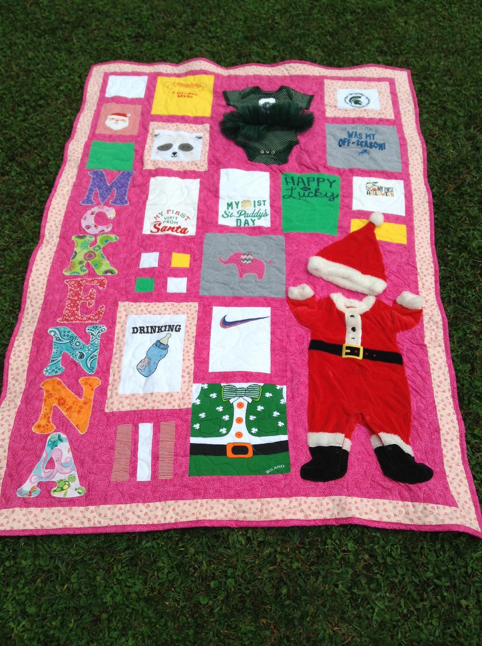Baby Clothes Memory Quilt / Memory Quilt / First (Instant Download) Etsy