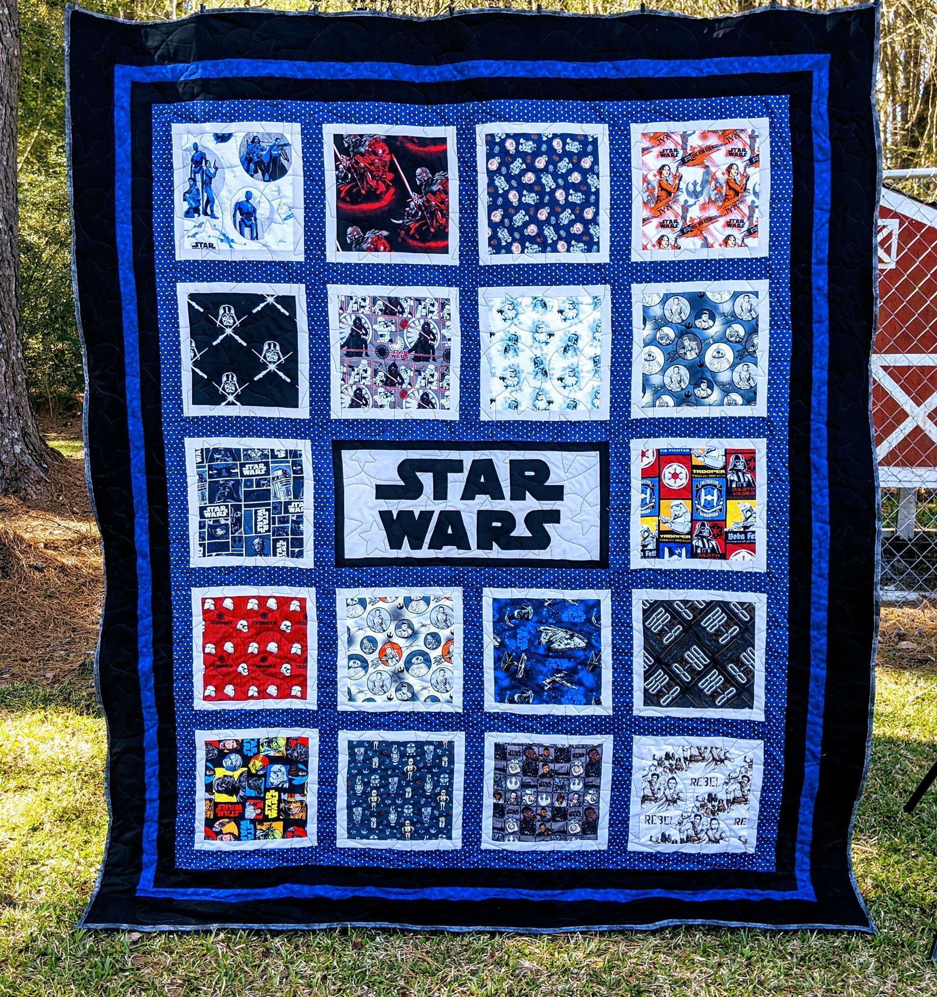Star wars store quilt panel