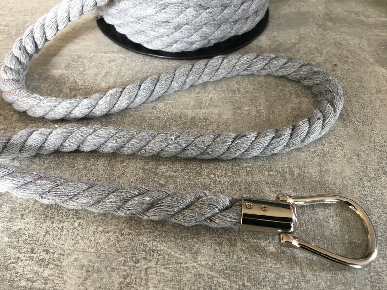 2 x LARGE Heavy Duty Rope End Stopper Cord End Caps Swivel Loop 12mm Int Jewelry & Beauty Craft