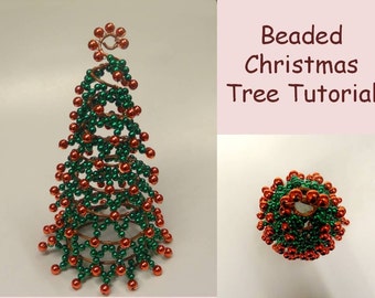 Beaded Christmas Tree Tutorial | Christmas Decor Tutorial | DIY PDF Format