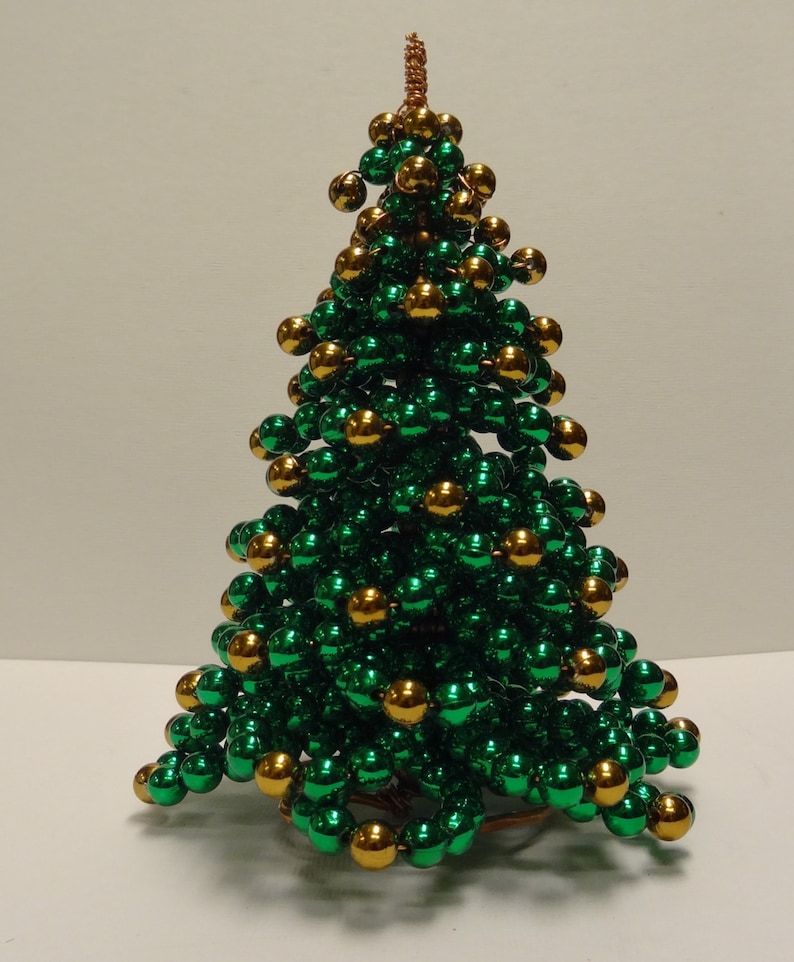 Christmas Decoration Christmas Tree Tutorial Beaded Etsy