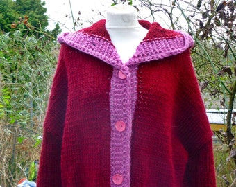 Knitting coat from Iceland wool ** S-L