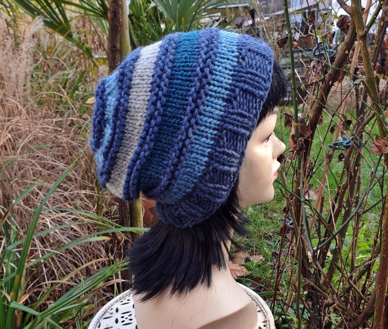 Longbeanie****Slouch ***thick cap with alpaca**