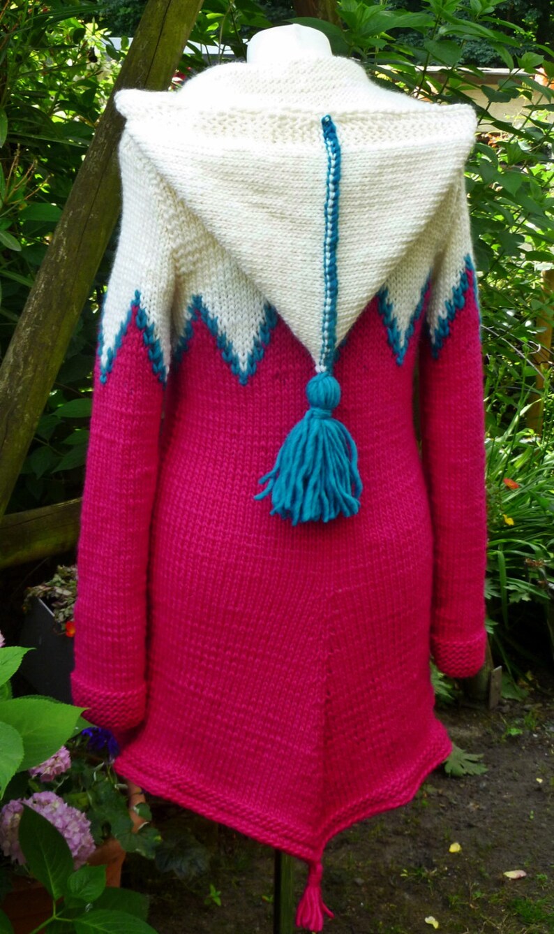 SALE 40/% Cardigan with pointed hood***S