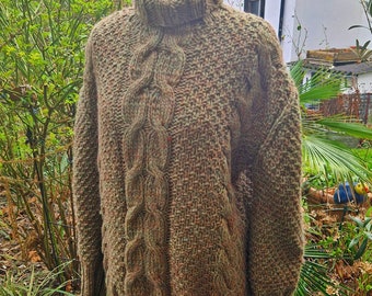 Jumper*with alpaca***oversize***onesize***layered look