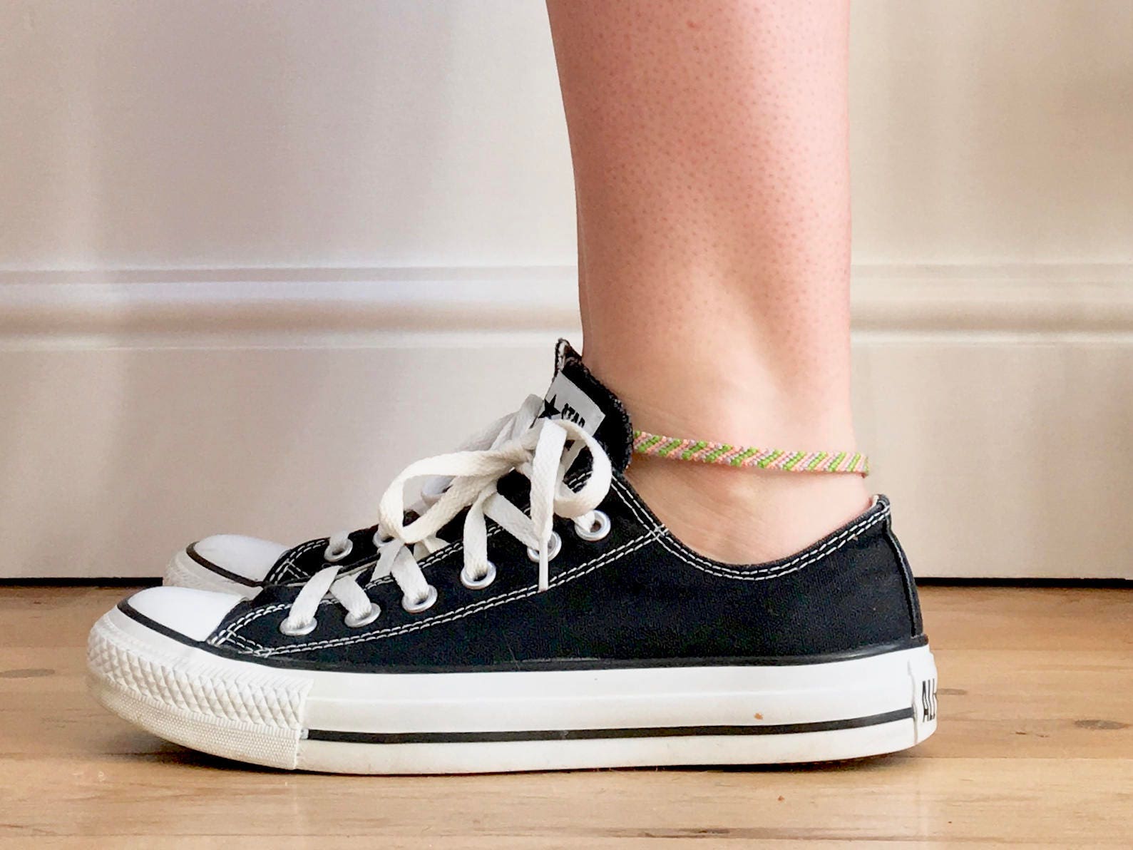 Custom Anklet Woven String Ankle Bracelet Friendship Ankle Etsy UK