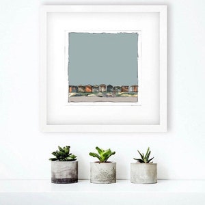 Beach huts (sky)