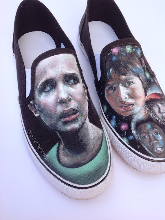 stranger things custom vans