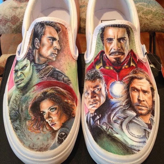 marvel custom vans