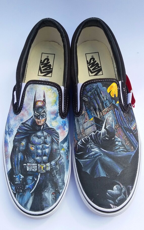 batman vans shoes